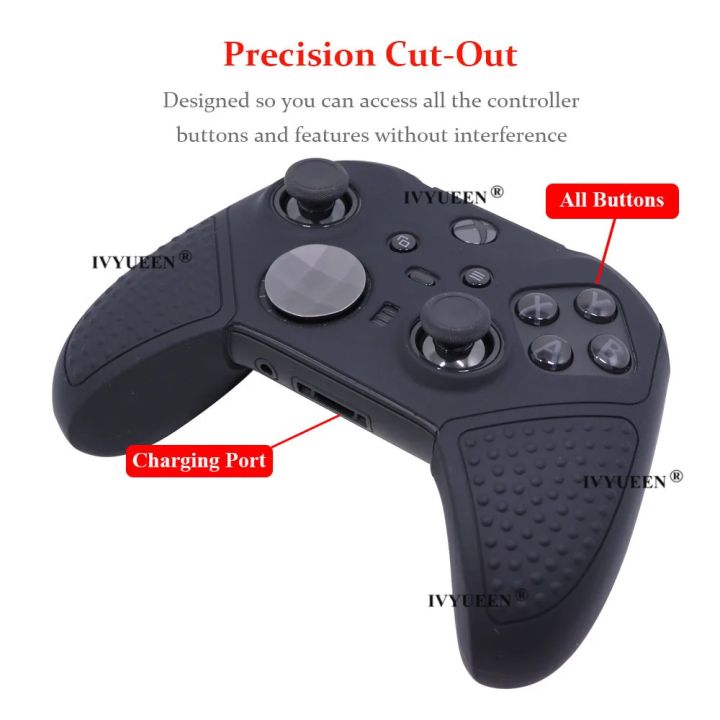IVYUEEN%20Anti%20Slip%20Protective%20Skin%20for%20XBox%20Elite%20Series%202%20S2%20Core%20Controller%20Silicone%20Case%20Grip%20MixColor%20Protector%20Cover%20-%20Image%205