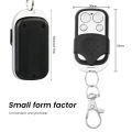 Universal 4 Buttons Garage Door Opener Remote Control 433MHz Clone Fixed Learning Rolling Code Duplicator Garage Metal Remote. 