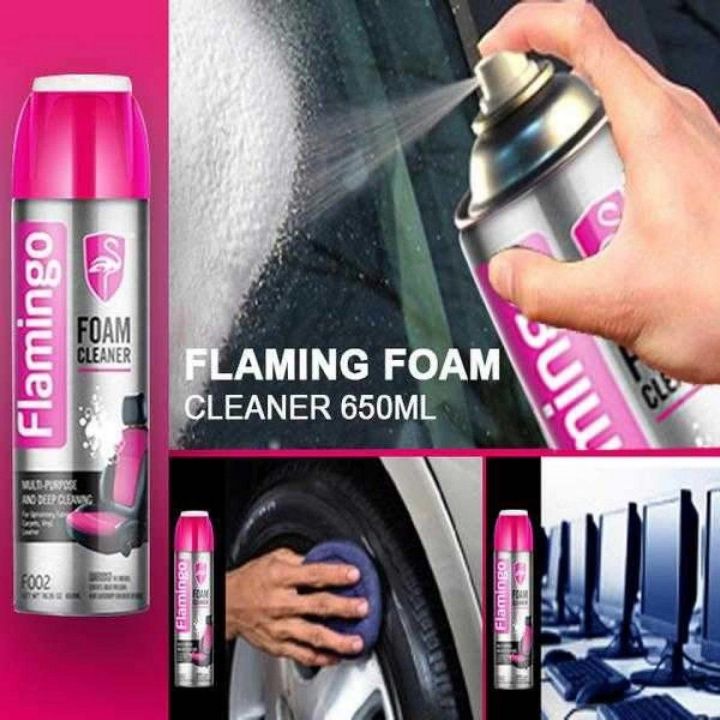 FLAMINGO FOAM CLEANER MULTIPURPOSE LIKE CARPET, FABRIC, LEATHER ETC