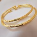 China gold plated beautiful degain adjustable bangle/churi/braclate for women.