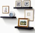 3 Piece Floating Shelf Set of 3(16"20"24"30"/5 inches) wall hanging wooden piece decoration shelves racks bookcase and shelving kitchen usage wall decor holder. 