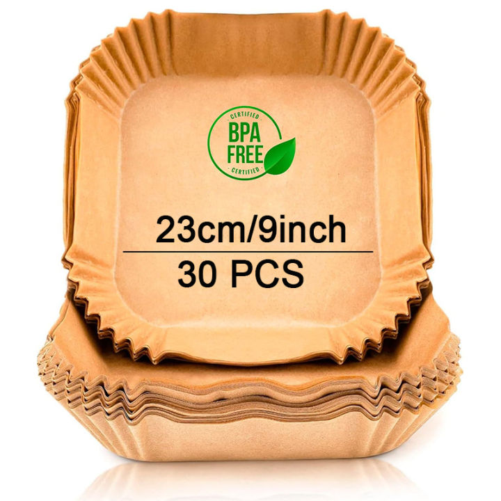 30-200%20Pcs%20Hot%20Air%20Fryer%20Paper%20Liners%20for%20Cosori%205'5/6%E2%80%994%20L%2020cm%2023cm%20XXL%20Large%20Square%20Disposable%20Airfryer%20Oven%20Baking%20Paper%20Tray%20-%20Image%207