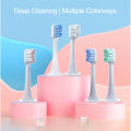 5PCS For MIJIA T300/500 Replacement Brush Heads Sonic Electric Toothbrush Vacuum DuPont Soft Bristle Suitable Nozzles.