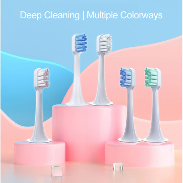 5PCS%20For%20%20MIJIA%20T300/500%20Replacement%20Brush%20Heads%20Sonic%20Electric%20Toothbrush%20Vacuum%20DuPont%20Soft%20Bristle%20Suitable%20Nozzles%20-%20Image%206
