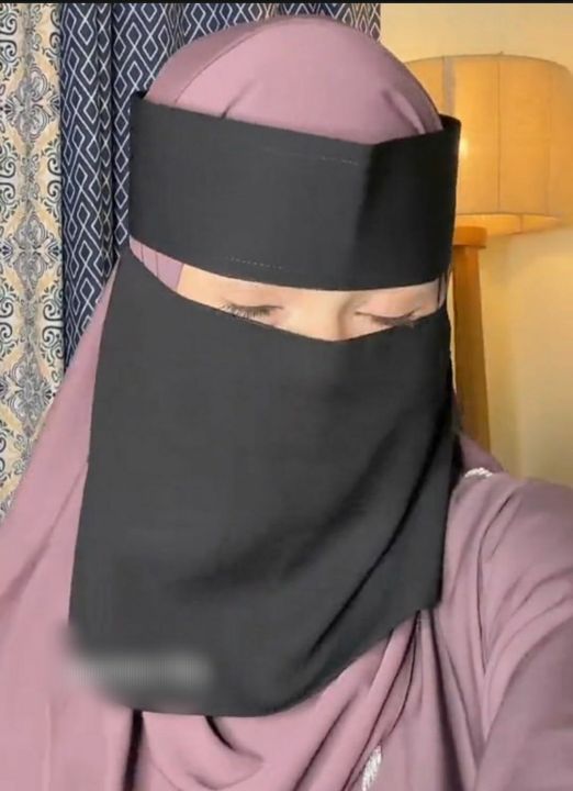 Extra%20Short%201%20Layer%20Niqab%20for%20Muslim%20Women%20Short%20Niqab%20for%20Women%20-%20Image%202