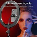 26CM MJ26 10.2 RGB LED SOFT RING LIGHT, 10" 25W RGB Selfie Ring Light. 