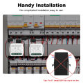 Manhot WiFi Smart Energy Meter Two Way 1, 2 Channel with Current Sensor Clamp For Tuya/Smart Life Monitor Power 80A 110V/240V. 