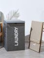 Premium Foldable Laundry Storage Box with Handles. 