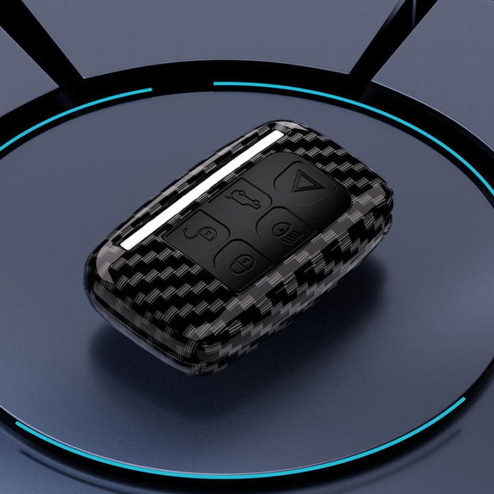 Carbon%20Style%20Car%20Key%20Case%20Shell%20Cover%20Fob%20For%20Land%20Rover%20Range%20Rover%20Evoque%20Sport%20Freelander%20Discovery%20Velar%20For%20Jaguar%20XE%20XF%20XJ%20-%20Image%205