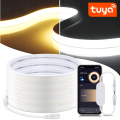 10M Available TUYA Smart 24V COB LED Neon Strip Light Pure Silicone Tube Waterproof Support Alexa Google Home APP Voice Control lightify. 