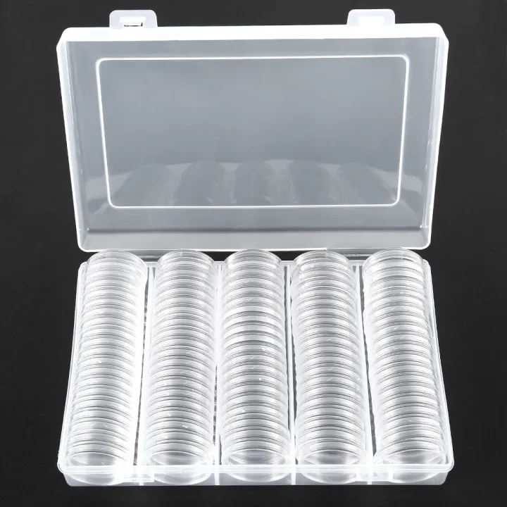 100Pcs%20Coin%20Box%20Clear%2030mm%20Round%20Coin%20Cases%20Storage%20Capsules%20Display%20Cases%20Protection%20Organizer%20Collectibles%20Gifts%20Holder%20-%20Image%207