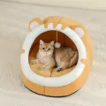 Super Cat Bed Warm Pet House Kitten Cave Cushion Cat House Warm Sleeping Dog Basket Tent Small Dog Mat Supplies Bed For Cats. 