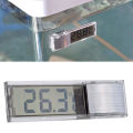 Waterproof Aquarium Thermometer 3D Digital LCD Electronic Fish Tank Temperature Fish Turtle Temp Meter Aquarium Decoration. 