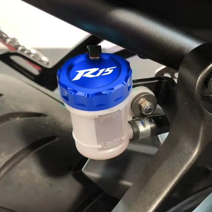 r15 For Yamaha YZF R15 V2 V3 ABS Motorcycle CNC accessories Rear brake Fluid Cylinder Master Reservoir Cover Cap