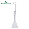 Boundless Voyage Titanium Folding Spatula Frying Shovel with Folding Handle Food Turner for Camp Kitchen Outdoor Cooking Ti1076T. 