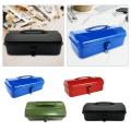 Portable Tool Box Lockable Empty Box Sturdy Versatile Metal Tool Box Iron Tool Organization Chest Maintenance Tool Storage Box. 