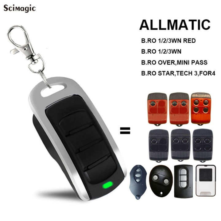 Techbro Remote ALLMATIC BROWN, BROWN RED, BRO.OVER, PASS, MINIFASS, TECH3, FOR4 Garage ...