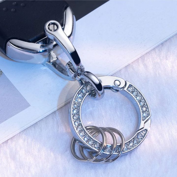 Drill Ring Key Chain Car KeyChain Zinc Alloy Detachable Bag Pendant Horseshoe Buckle Men Women Girl Fashion Key Accessories