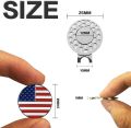 Golf Cap Clip Golf Mark 25mm Coin Golf Metal Ball Position Mark Golf Magnetic Cap Clip JQ985212.