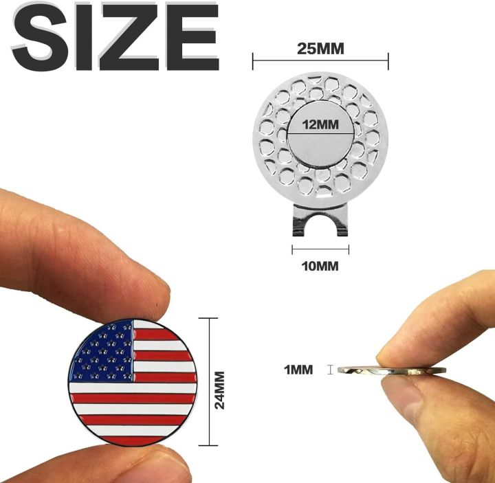 Golf%20Cap%20Clip%20Golf%20Mark%2025mm%20Coin%20Golf%20Metal%20Ball%20Position%20Mark%20Golf%20Magnetic%20Cap%20Clip%20JQ985212%20-%20Image%202