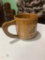 Wooden cup 3”. 