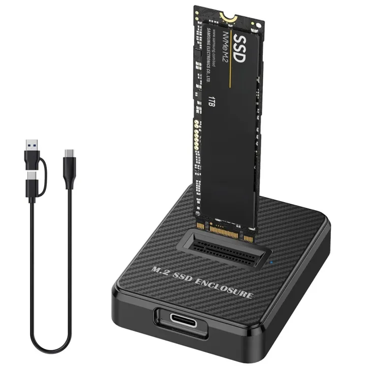 Extend Memory External M.2 SSD NVME SATA Protocol Hard Disk Enclosure Docking Station ...