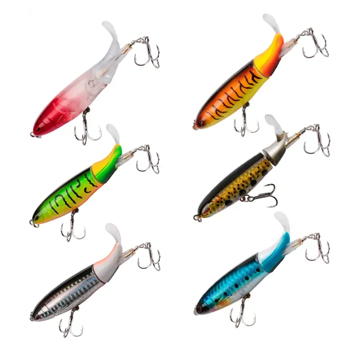 Whoppper Poper Whopper Plopper Popper Propeller Topwater Fishing Lures 13g Artificial ...