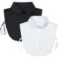 Botvotee Fake Collar Detachable Dickey Collar Blouse Half Shirts Peter Pan Faux False Collar for Women & Girls Favors. 