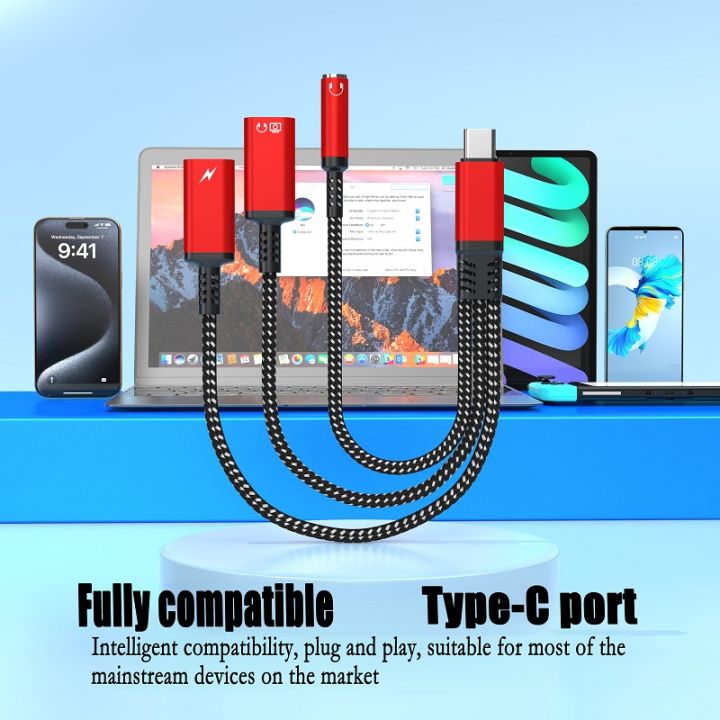 PD%2060W%20Type%20C%20to%20Dual%20Type%20C%203.5mm%20Headphone%20and%20Charger%20Adapter%203%20in1%20USB%20C%20to%20AUX%20Audio%20Jack%20Dongle%20Cable%20For%20%20iphone16%20-%20Image%206