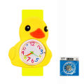 Cartoon Children Watches Baby Study Look The Time Toy Bracelet Kids Slap Watch for Boys Girls Birthday and Christmas Gift Clock. 