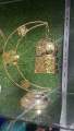 1PC Golden LED Iron Table Lamp Star Moon/Round Ball Ramadan Night Light For Bedroom Atmosphere Decoration. 