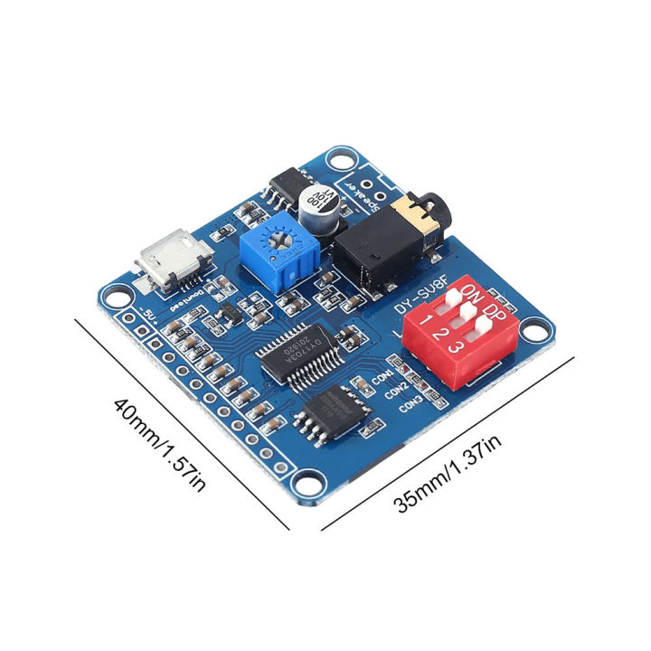 Voice%20Sound%20Playback%20Module%20Arduino%20MP3%20Player%20Module%20UART%20I/O%20Trigger%20Class%20D%20Amplifier%20Board%205W%208M%20Storage%20DY-SV8F%20SD/TF%20Card%20-%20Image%206