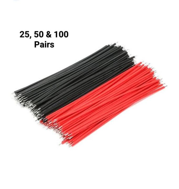 Vero Board Breadboard Jumper Cable Dupont Wire Electronic Wires Black Red Color
