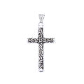 Vintage Engraving Cross Necklace Pendant For Men Women Fashion Punk Simple Stainless Steel Men Cross Pendant Jewelry Wholesale pen gpt. 