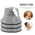 1Pcs Sauna Hat Sauna Vaporarium Accessories Felt Head Protection Bath Anti Heat Free Size Russian Style Shower Cap. 