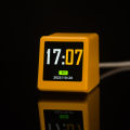 GeekMagic Ultra Smart WiFi Weather Station Bed Clock with Photo Album Gif Animation Desktop Decoration home decoration item. 
