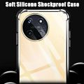 For Realme 11 4G - Camera Protection Premium Silicone Case Crystal Clear Soft Tpu Ultra-Thin Transparent Flexible Protective Mobile Phone Back Cover - Camera. 
