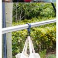 1/2PCS Baby Stroller Hooks - PU Leather Pram Organizer for Diaper Bag Travel Accessories with Climbing Buckle. 