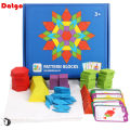 155pcs Wooden Jigsaw Creative Puzzle Board Set Colorful Baby Montessori Educational Learning DevelopingToys for Children Toys. 