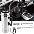 350Ml 150ML Stainless Steel Car Electric Kettle Coffee Tea Water Heating Cup 12V Electric Kettle Stainless Steel Kettle.