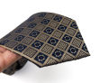 Luxury 8CM Mens Necktie Polka Dot Plaid Ties For Man Groom Groomsman Jacquard Woven Neck Tie Formal Business Party Accessories. 