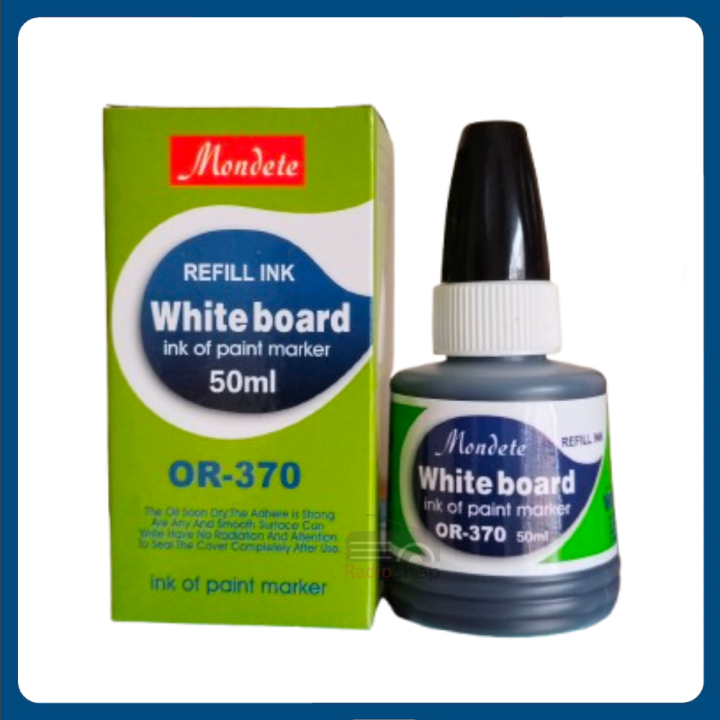 Mondete OR-370 50ml Whiteboard Marker Refill Ink - Black