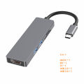 USB C Hub to 4K HDMI-compatible Type C PD Charging USB 3.0 2.0 Docking for MacBook iPad Samsung S21 Dex TV Mouse Nintendo Switch. 