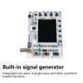 DSO183 Digital Oscilloscope Module DIY Kit 0-500KHz Lab Oscilloscopes Electronic Kit Type-C 5V 12Bit Oscilloscope Multimeter.