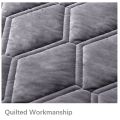 All-inclusive Velvet Headboard Cover Super Soft Smooth Quilted Head Cover Thicken Solid Color Bed Back Dust Protector Cover. 