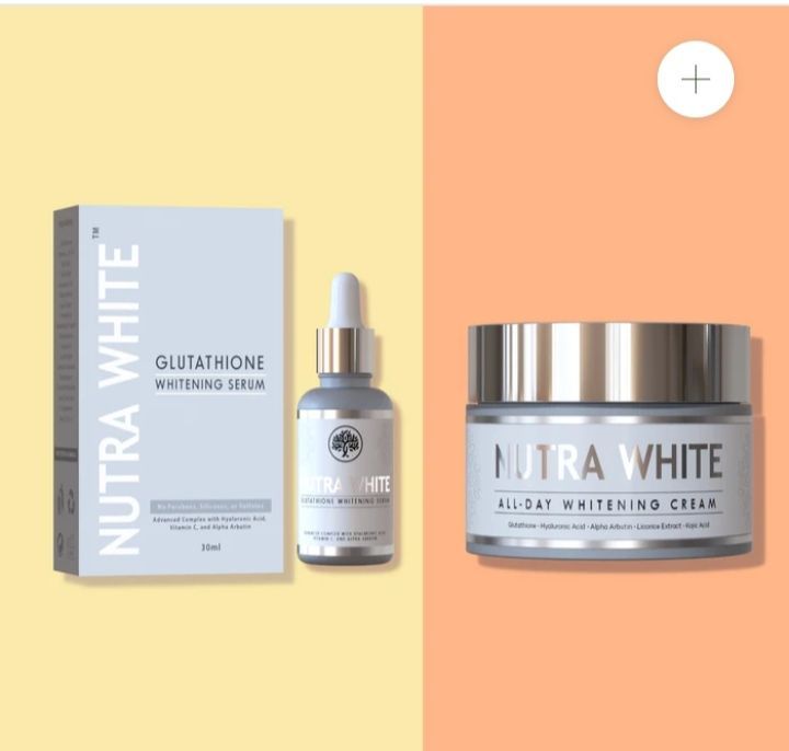 Nutra white Glutathione cream & serum best product for skin care