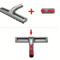 Premium Horsehair Floor Brush Attachment for V6 V7 V8 V10 V11 V15 DC59 & More Durable Plastic Handle with Red Bristle Head.