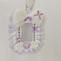 Sweet DIY Plush Card Holder with Ribbon Anime Lace Photocard Case Lolita Idol Display Photo Protector Case Card.