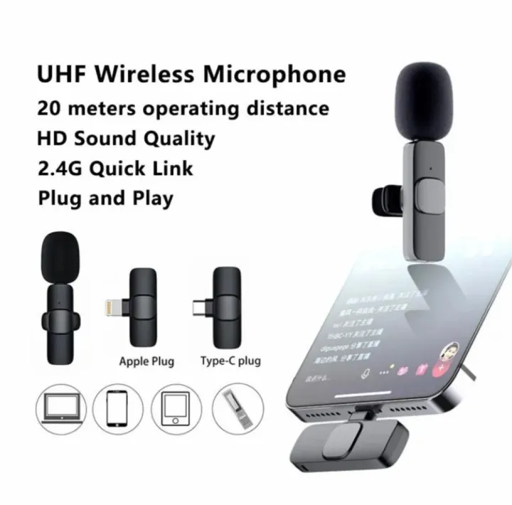 K8%20Wireless%20MIC%20For%20Vlogging%20with%20Microphone%20Accessories%20Video%20for%20Type%20C%20Android,%20IOS%20Lightining%20&%203.5mm%20Jack%20-%20Image%208