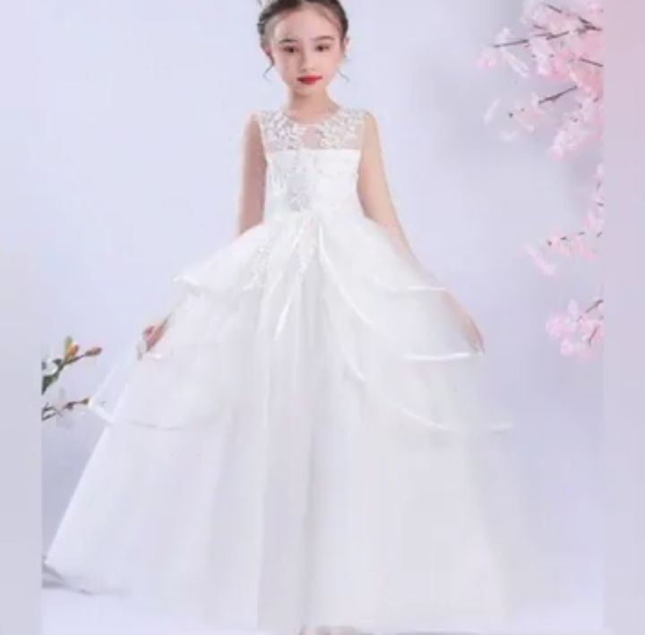 white net frock